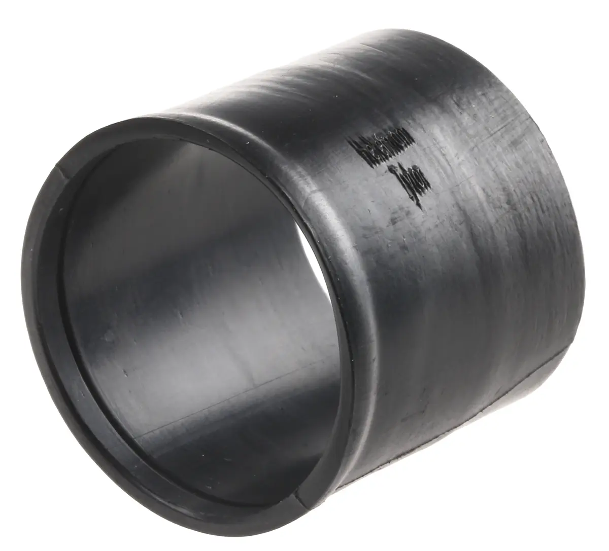 Produktfoto 1 von HellermannTyton 150 Wärmeschrumpfschlauch, Gerade, Flüssigkeit resistentes Elastomer, Schwarz 24 mm, 1-Wege 135 °C