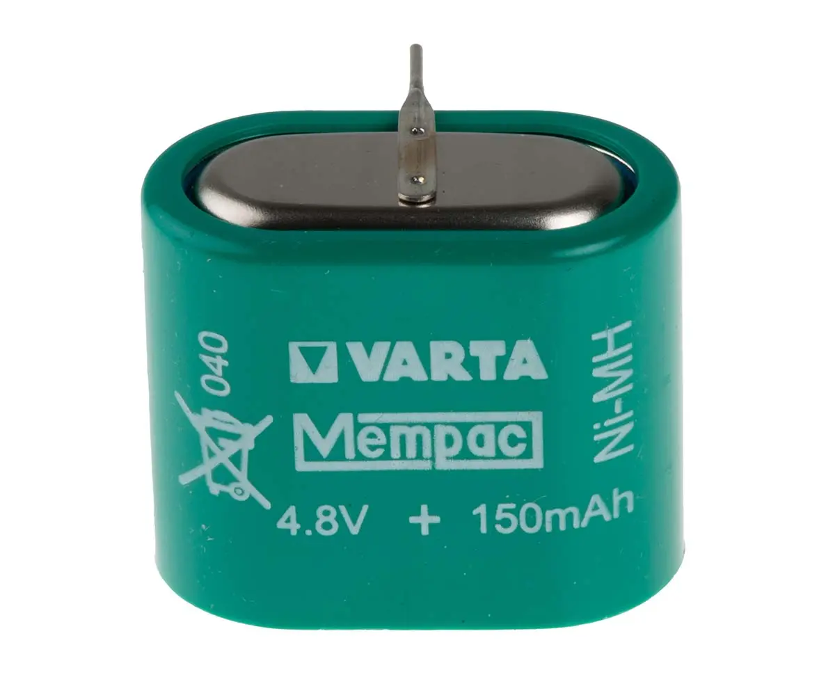 Produktfoto 1 von Varta Nickel-Metallhydrid Knopfzellen Akku 4.8 V / 150 mAh