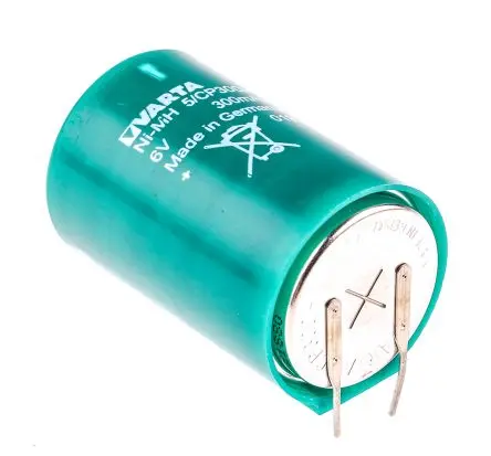 Produktfoto 1 von Varta Nickel-Metallhydrid Knopfzellen Akku, ø 25.1 mm 6 V / 300 mAh
