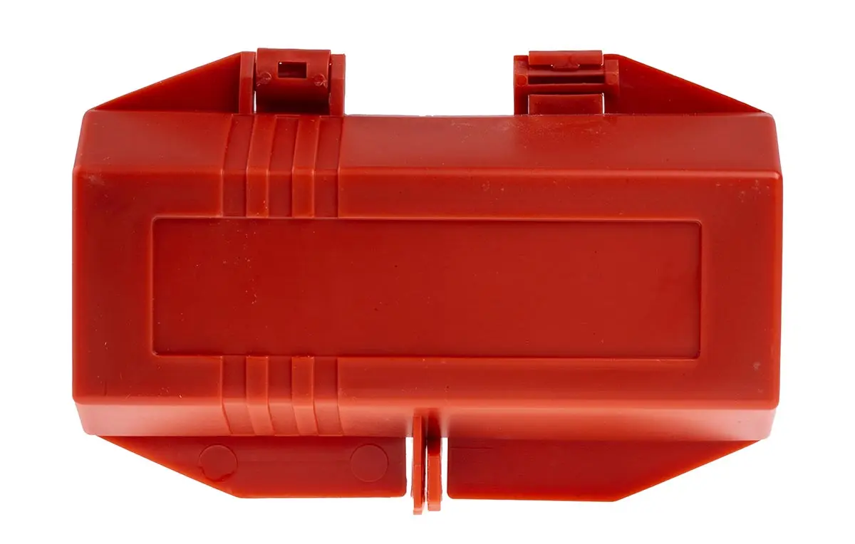 Brady Polypropylen Aussperrung Typ Verriegelung für elektrische Stecker, 4-fach Verriegelung 9.14 mm, Rot
