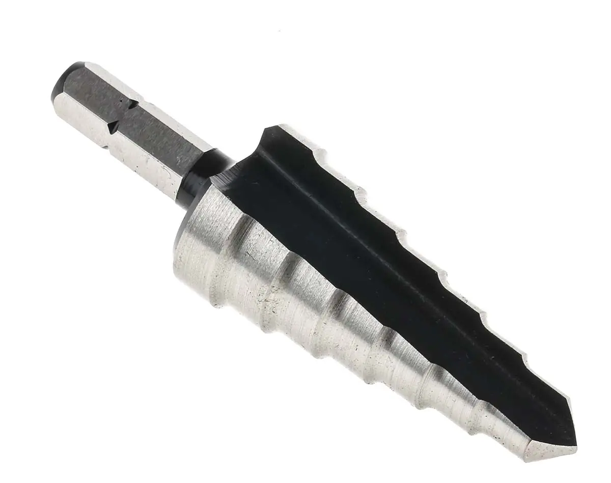 Produktfoto 1 von RS PRO HSS Stufenbohrer 7-stufig, 8mm → 20mm