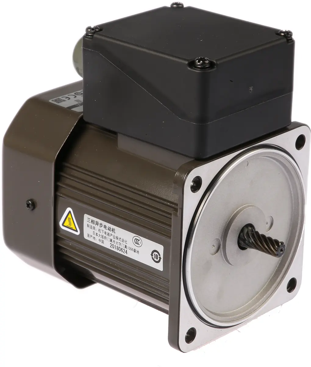 Produktfoto 1 von Panasonic M9M, 3 Stirnrad 4-polig Wechselstrommotor Umschaltbar, 60 W 1325 rpm 400 V Panel