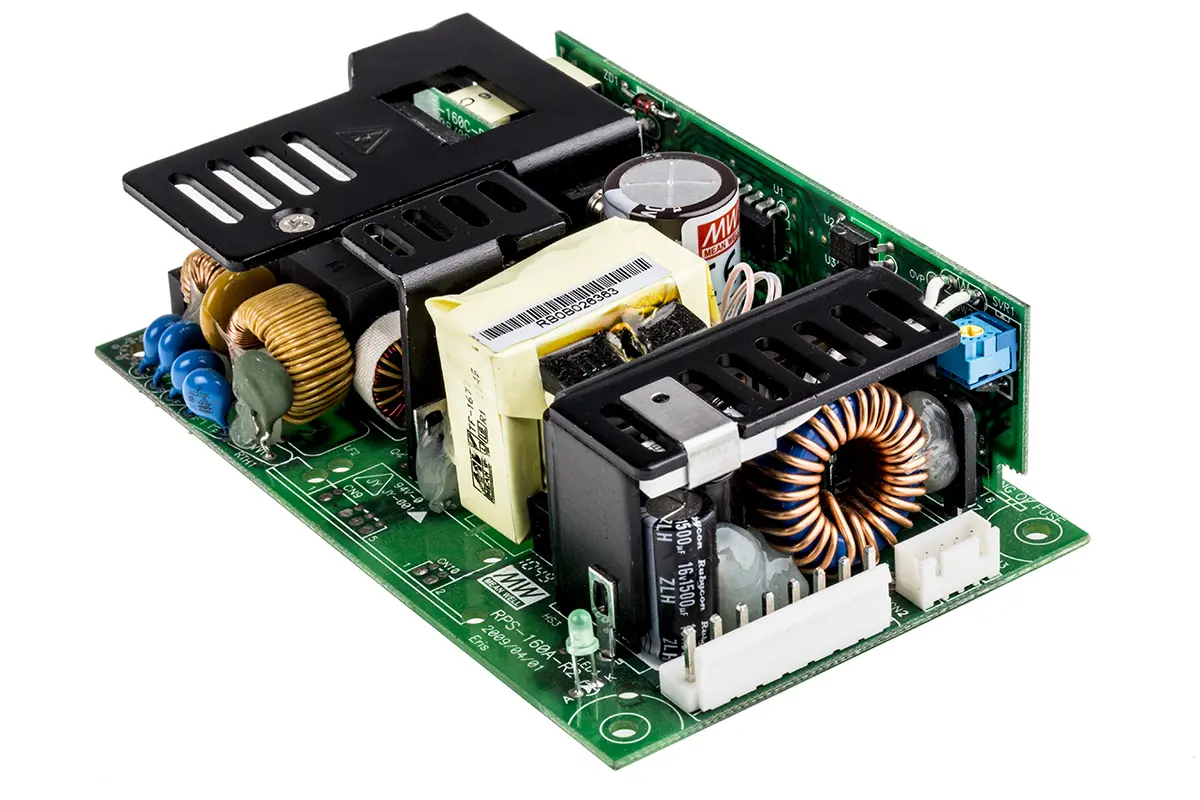 Produktfoto 1 von MEAN WELL Schaltnetzteil, 12V dc / 12.9A 112W 127 → 370 V dc, 90 → 264 V ac Offene Bauform,