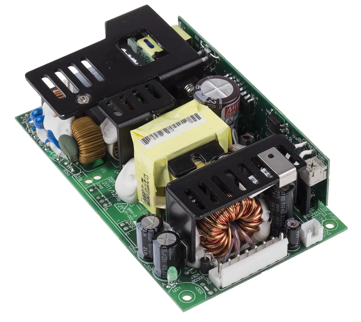Produktfoto 1 von MEAN WELL Schaltnetzteil, 5 V dc, ±12 V dc / 1 A, 5 A, 14 A 3-Kanal 98W 127 → 370 V dc, 90 → 264 V ac