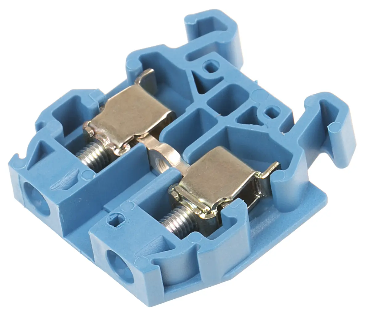 Produktfoto 1 von Entrelec SNA Anschlussklemmenblock DIN-Schiene 1 Blau, 4 mm², 500 V ac Schraubbefestigung