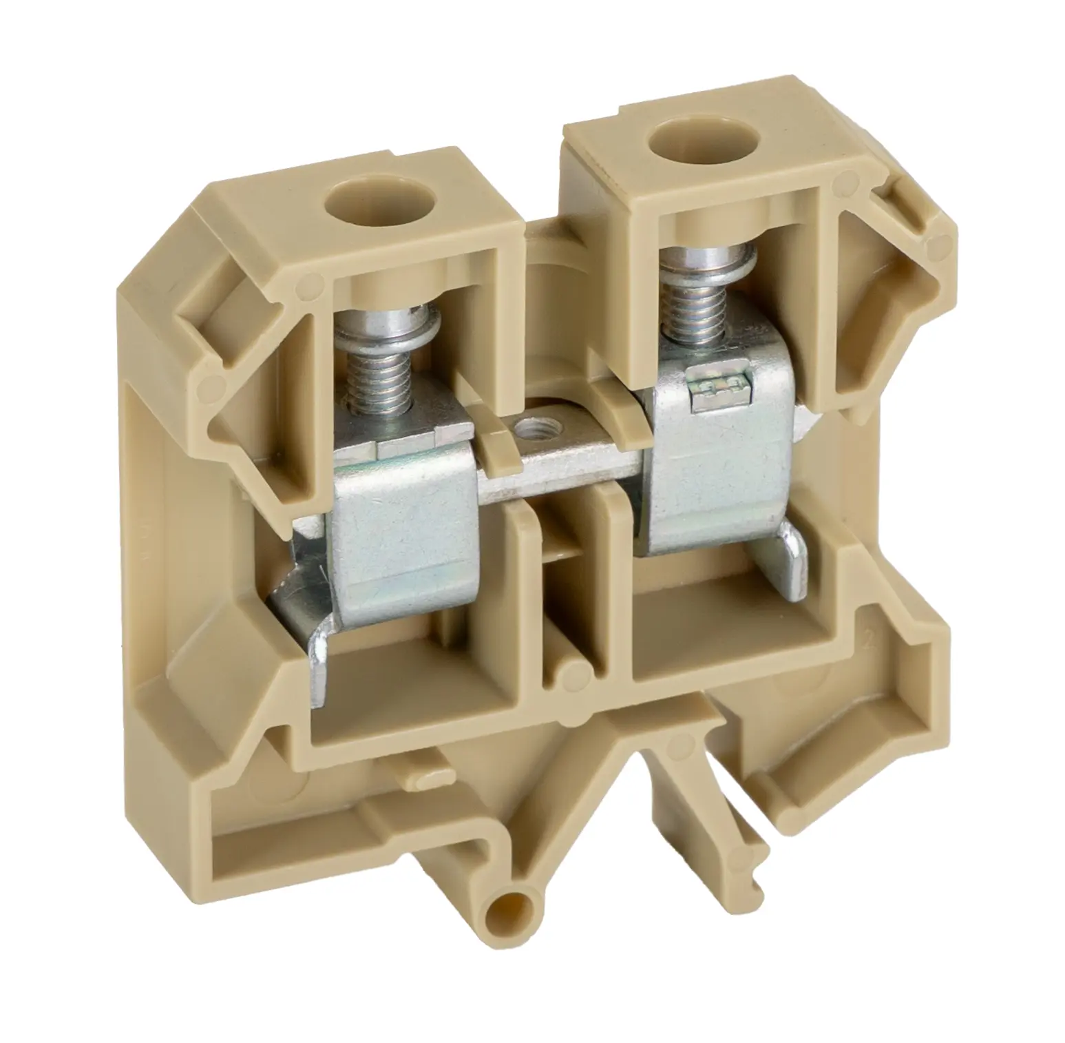 Weidmüller SAK 16 Anschlussklemmenblock für Durchkontaktierung 1 Gelb, Beige, 16 mm², 1 kV Lot