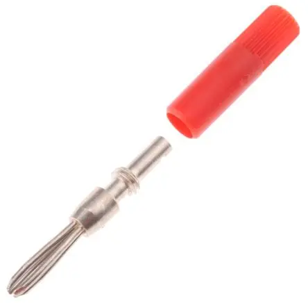 Produktfoto 1 von Weidmüller Prüfsteckverbinder-Adapter Rot Stecker