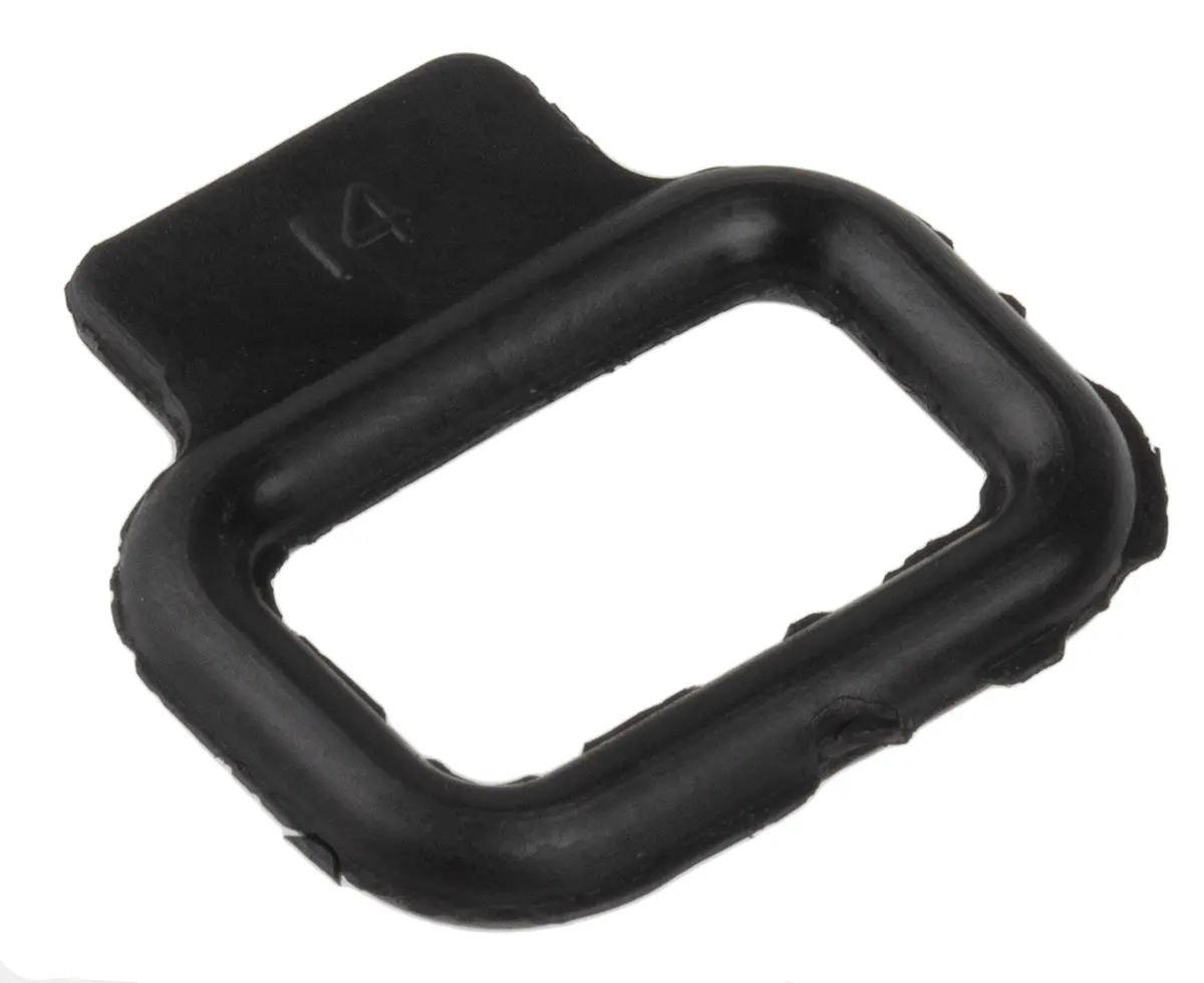 Produktfoto 1 von HellermannTyton Kabelhalter Schraubbefestigung Polyvinylchlorid Schwarz 23.8mm x 3.2 mm x 22 mm