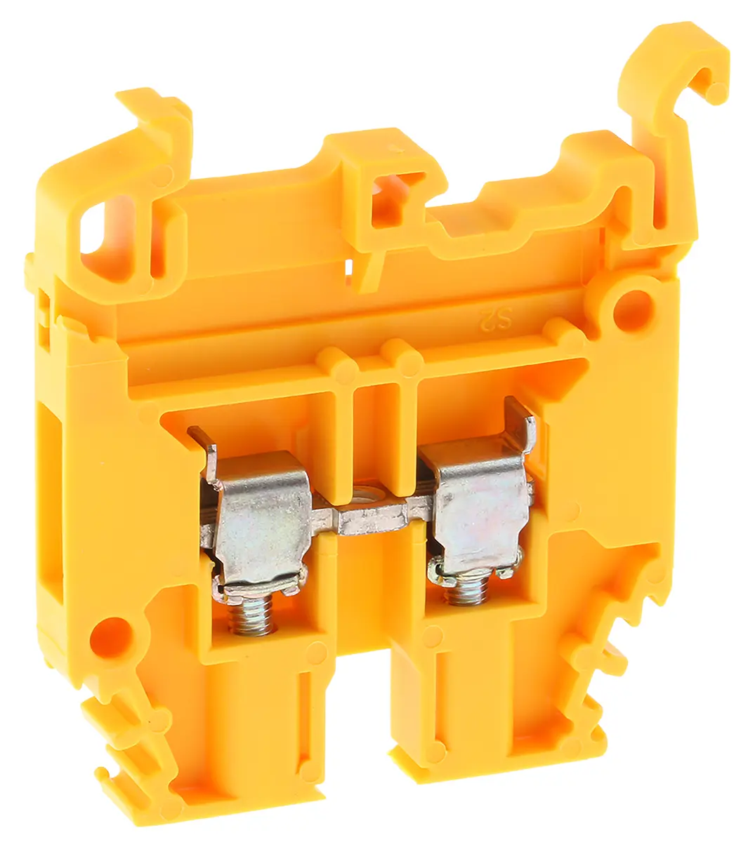Produktfoto 1 von Entrelec SNA Anschlussklemmenblock DIN-Schiene 1 Gelb, 4 mm², 1000 V ac Schraubbefestigung