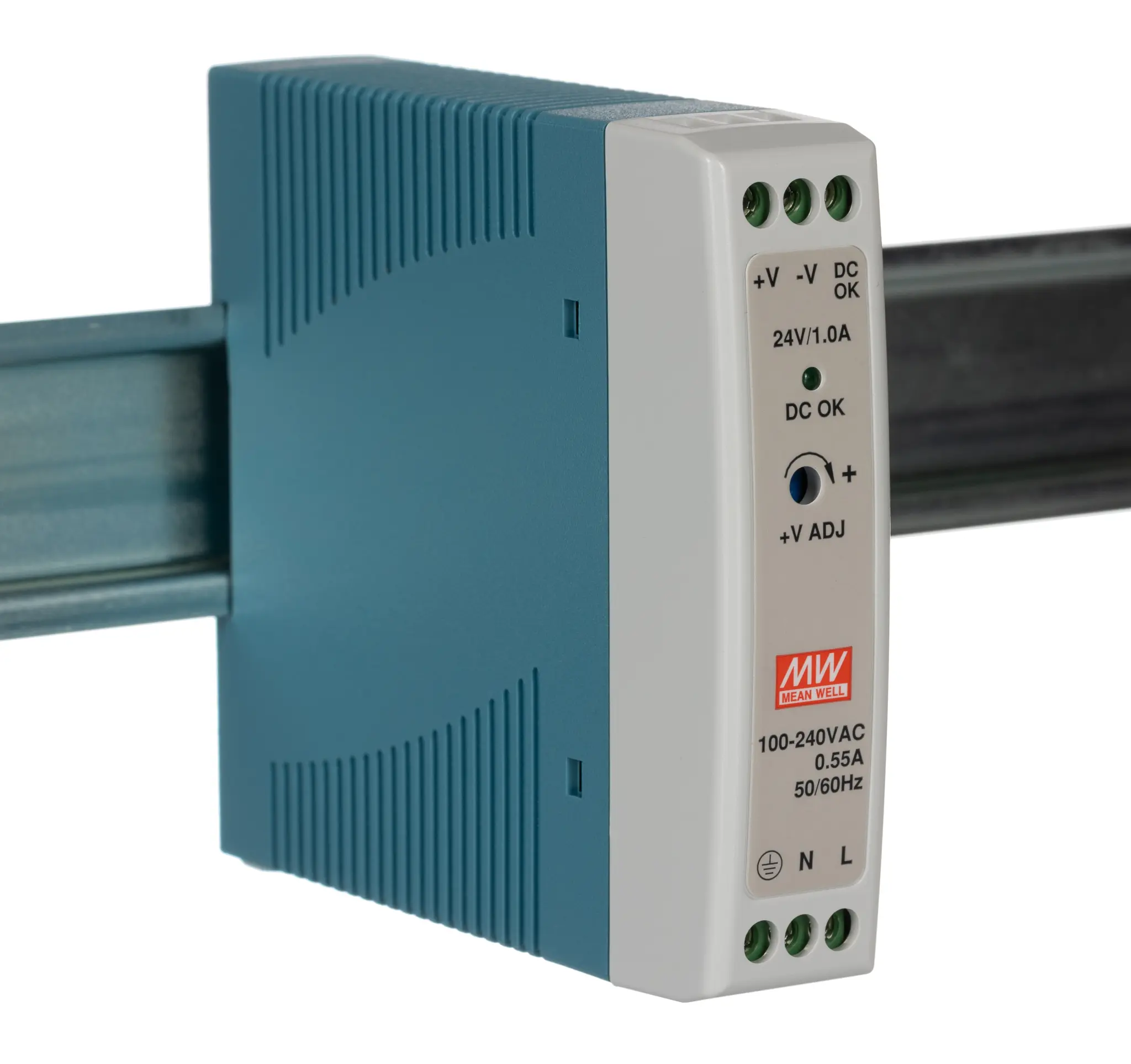 Produktfoto 1 von MEAN WELL MDR DIN-Schienen Netzteil Getaktet 24V dc / 1A 20W 85 → 264V ac