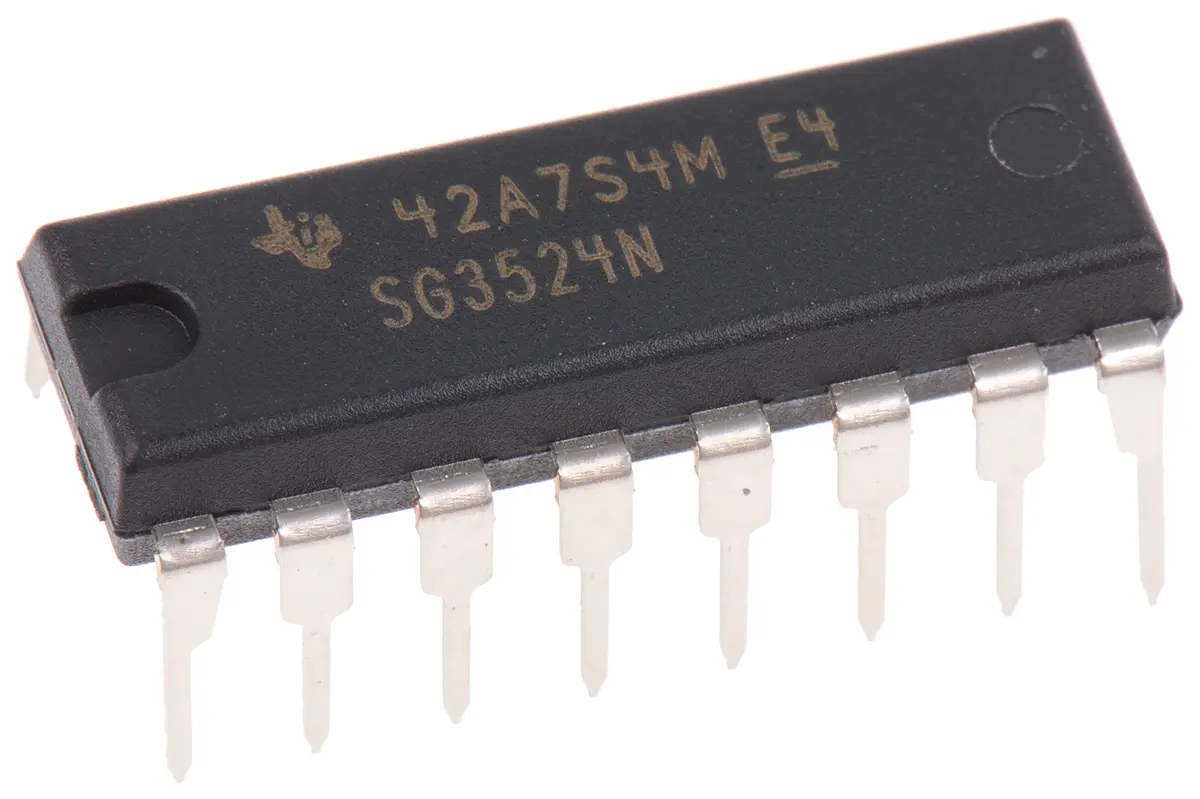 Produktfoto 1 von Texas Instruments PWM-Controller 450 kHz 40 V 5.4 V 8 mA 16-Pin 100 mA PDIP 2-Ausg.