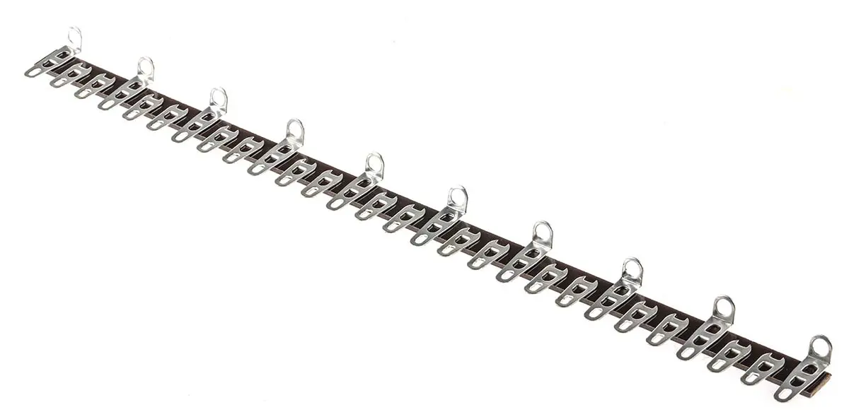 Produktfoto 1 von RS PRO Klemmstreifen 1-reihig, Raster 9.5 mm