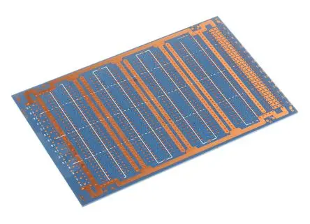 Produktfoto 1 von Vero Technologies FR2 Europakartenplatine, Epoxidglashartgewebe 2 1.6 mm, PCB-Bohrung 1.02 mm, Raster 2.54 mm 53 x 5 DIN