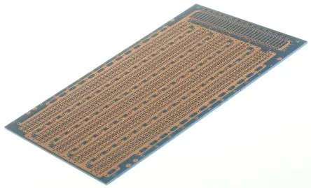 Produktfoto 1 von Vero Technologies FR2 Europakartenplatine, Papier, Kunstharz-beschichtet 1 1.6 mm, PCB-Bohrung 1.02 mm, Raster 2.54 mm