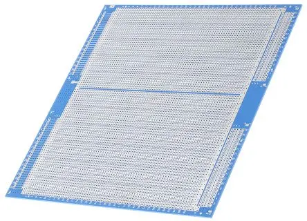Produktfoto 1 von Vero Technologies Streifenplatinen, Epoxid Glasfaser-Laminat, 2-seitig 233.4 mm, PCB-Bohrung 1.02 mm 220mm, Rasterdruck