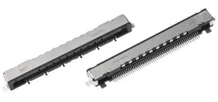 Produktfoto 1 von JAE Serie FI-R LVDS-Verbinder, Typ Oberfläche, Typ Steckerbuchse, Typ Lot, 51-polig, 1-reihig , gewinkelt, 0.5 mm