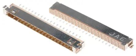 Produktfoto 1 von JAE Serie FI LVDS-Verbinder, Typ Oberfläche, Typ Steckerbuchse, Typ Lot, 20-polig, 1-reihig , gewinkelt, 1.25 mm