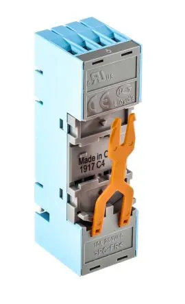 Produktfoto 1 von Releco Relaissockel zur Verwendung mit Zeitrelais der Serie C80 MRC, 8 -Kontakt, DIN-Hutschiene, 250V ac
