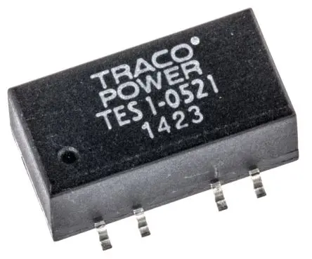 Produktfoto 1 von TRACOPOWER TES 1 DC/DC Konverter, 12V OUT 100 mA Oberfläche 5.5V dc 1.5 kV dc 1 W -40 °C 90 °C