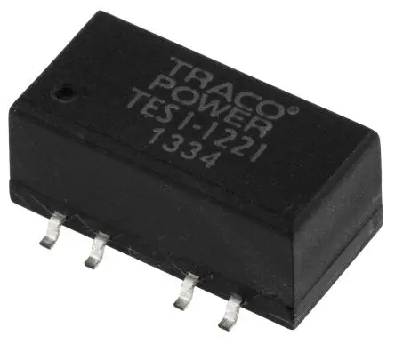 Produktfoto 1 von TRACOPOWER TES 1 DC/DC Konverter, 5V dc OUT 100 mA Oberfläche 13.2V dc 1.5 kV dc 1 W -40 °C 90 °C
