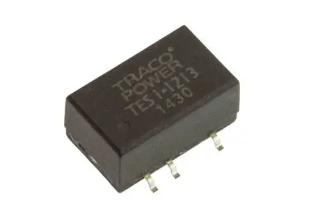 Produktfoto 1 von TRACOPOWER TES 1 DC/DC Konverter, 15V OUT 67 mA Oberfläche 13.2V 1.5 kV 1 W -40 °C 90 °C