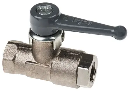 Legris Kugelventil Mit Gewinde 2-fach aus Messing