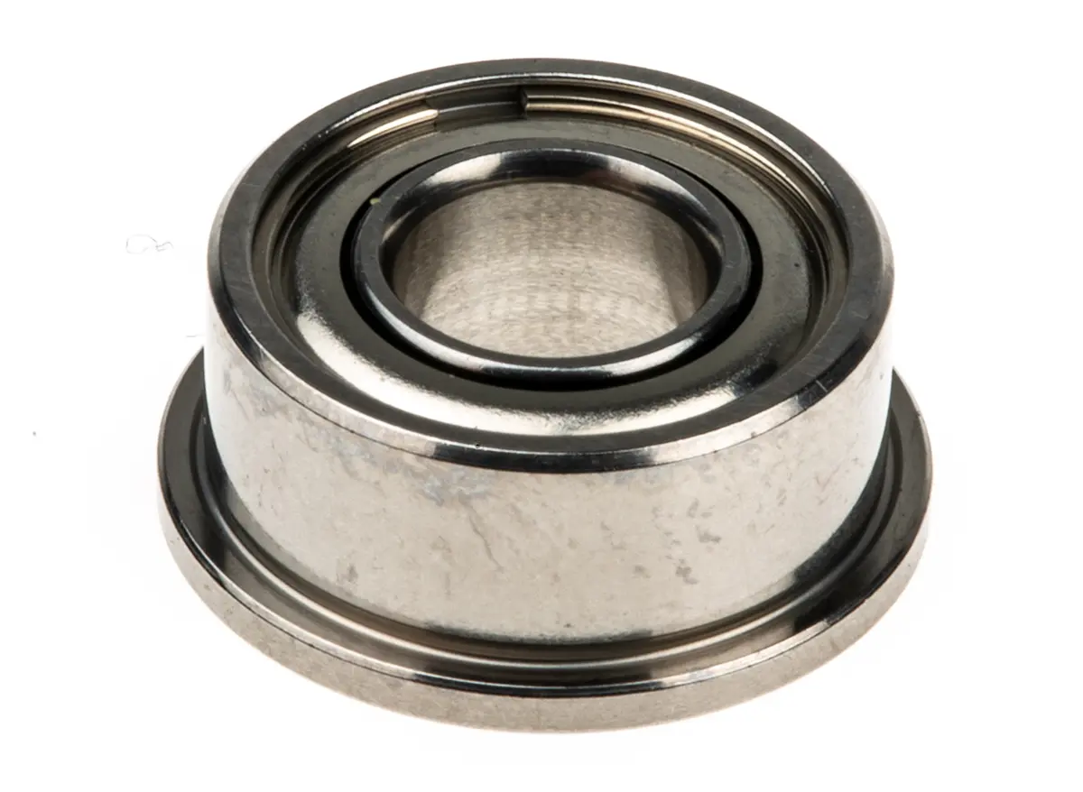 Produktfoto 1 von NMB 1-reihig Kugellager mit Flansch, Innen-Ø 5 mm / Außen-Ø 11 mm Außen-ø , Breite 5 mm 12.5 mm