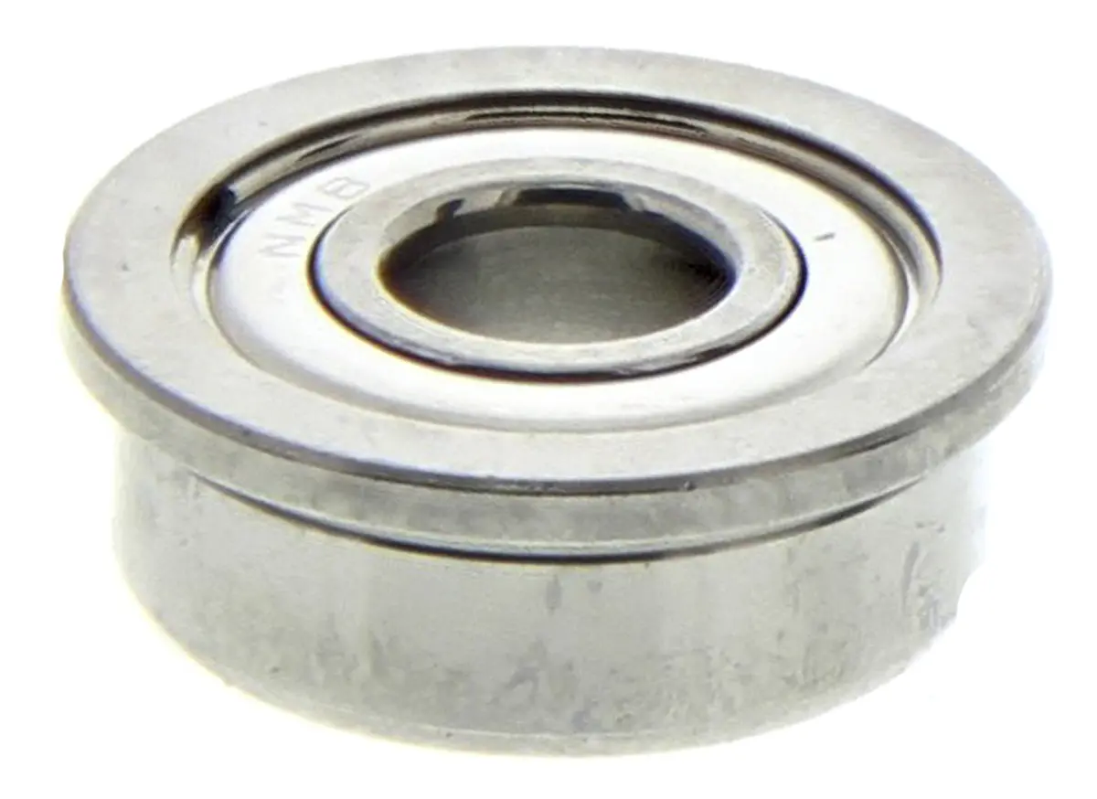 Produktfoto 1 von NMB 1-reihig Kugellager mit Flansch, Innen-Ø 4.77 mm / Außen-Ø 12.7 mm Außen-ø , Breite 3.96 mm 14.35 mm