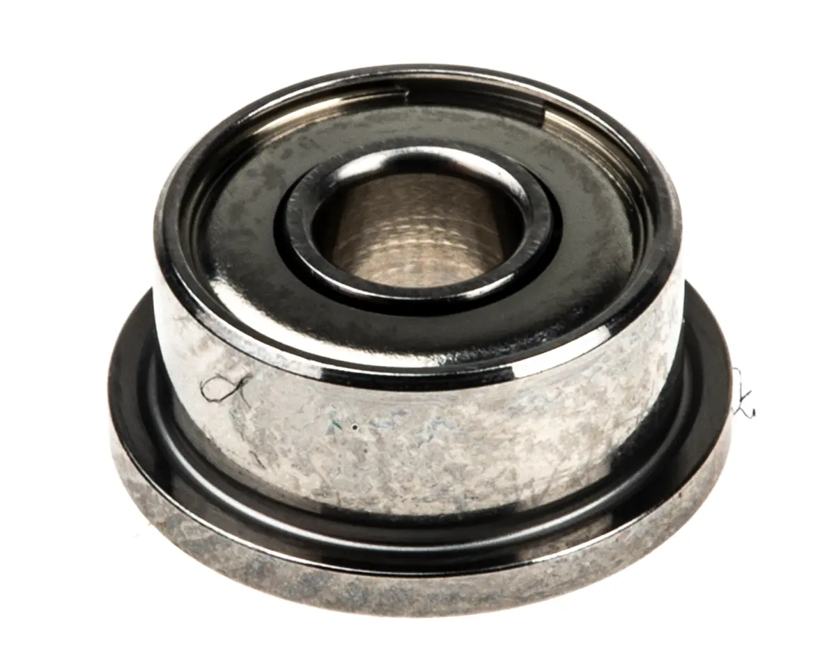 Produktfoto 1 von NMB 1-reihig Kugellager mit Flansch, Innen-Ø 3 mm / Außen-Ø 8 mm Außen-ø , Breite 4 mm 9.5 mm