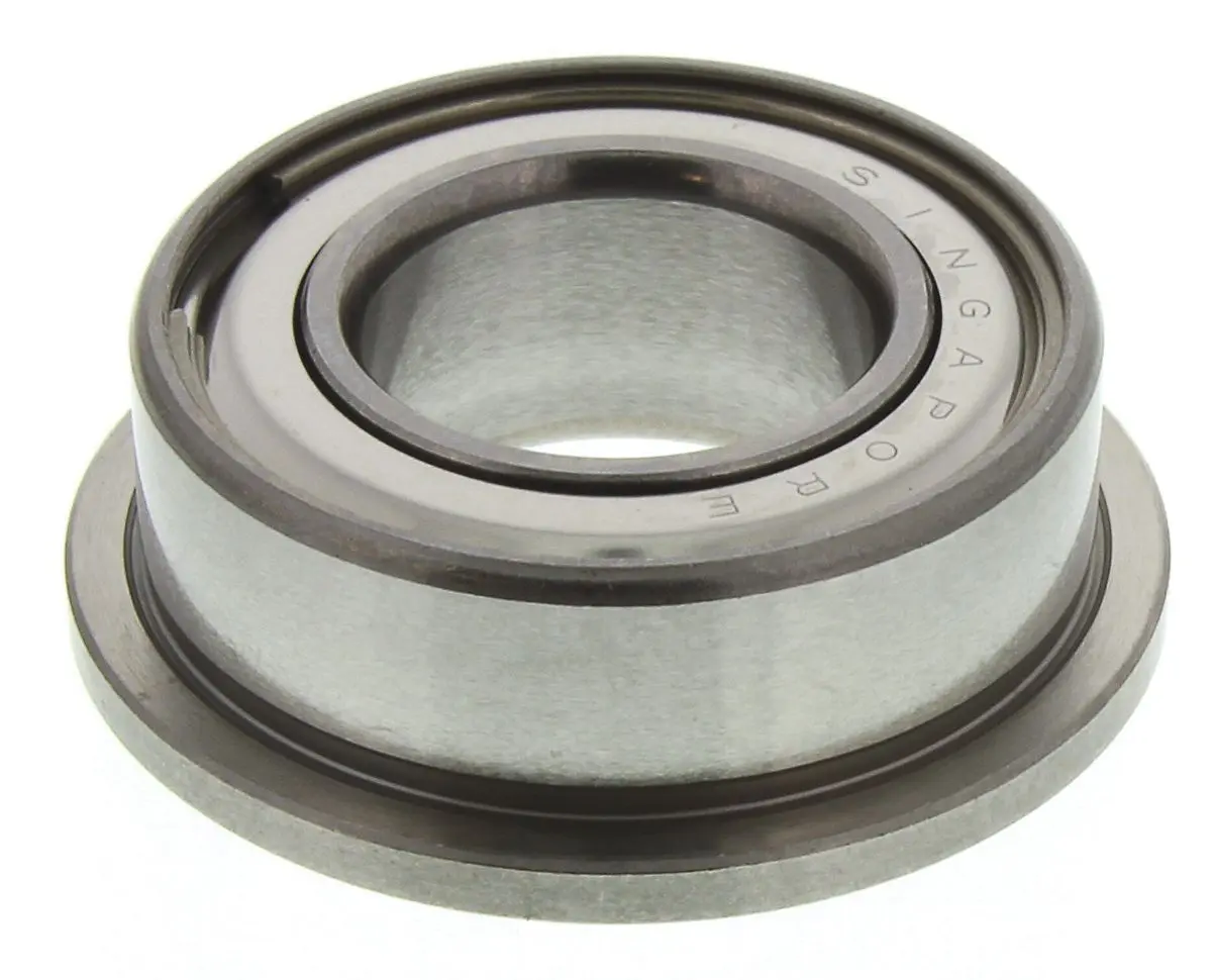 Produktfoto 1 von NMB 1-reihig Kugellager mit Flansch, Innen-Ø 10 mm / Außen-Ø 19 mm Außen-ø , Breite 7 mm 22 mm