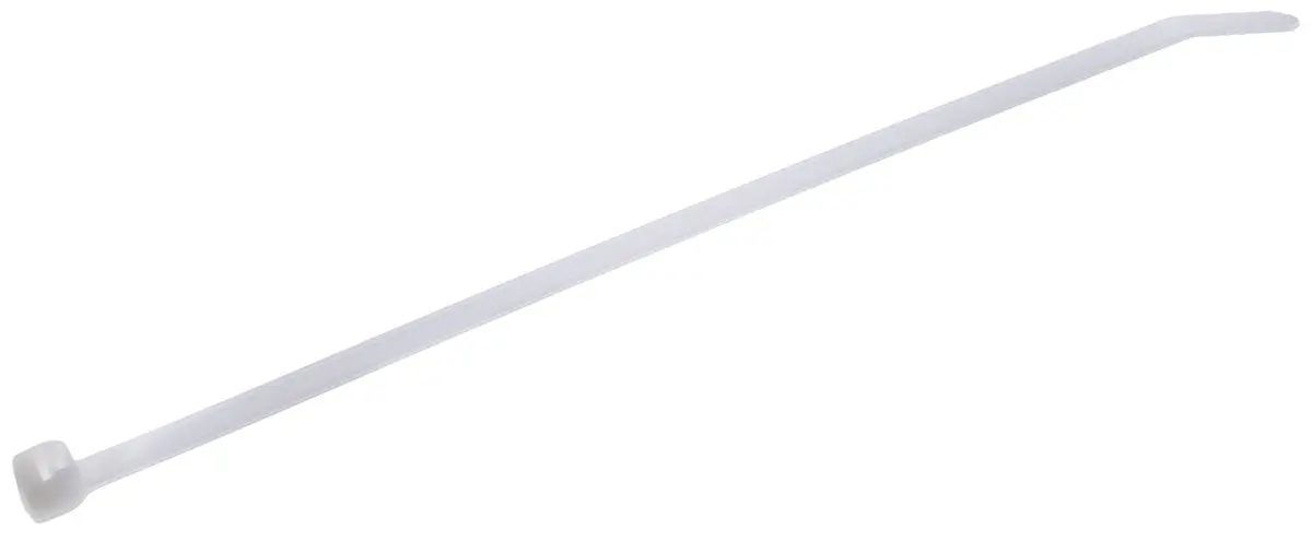Produktfoto 1 von Thomas & Betts Ty-Fast Nylon 6.6 Kabelbinder Nicht lösbar Weiß 4.6 mm x 188 mm