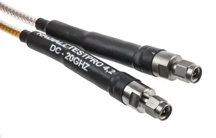 Produktfoto 1 von Radiall Test Pro Koaxialkabel Stecker, 50 Ω Stecker, 1.2 m, SMA / SMA, Grün
