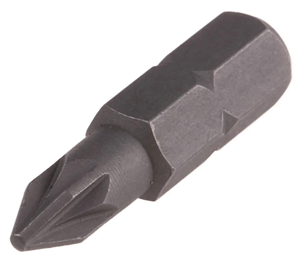 Produktfoto 1 von RS PRO 1/4 in PZ1 Schraubbit, Pozidriv Chrom Vanadium Stahl, 1-teilig