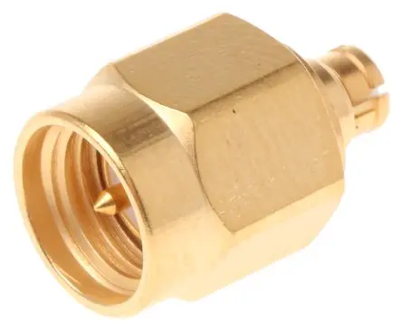 Produktfoto 1 von Radiall R-Adapter, 50 Ω, Gerade, 18GHz Stecker Buchse, Koaxial SMA