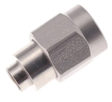 Produktfoto 1 von Radiall R-Adapter, 50 Ω, Gerade, 18GHz Stecker Stecker, Koaxial SMA