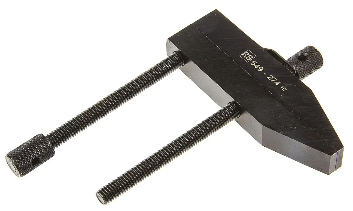 Produktfoto 1 von RS PRO Klemme, Schraubzwinge für Werkzeugmacher, 44 mm x 75 mm