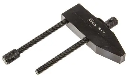 Produktfoto 1 von RS PRO Klemme, Schraubzwinge für Werkzeugmacher, 44 mm x 75 mm