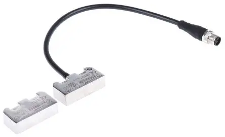 Produktfoto 1 von Omron F3S Magnetisch M12 Berührungsloser Sicherheitsschalter 10V dc aus Edelstahl, 2 Öffner, Schließer (NO),
