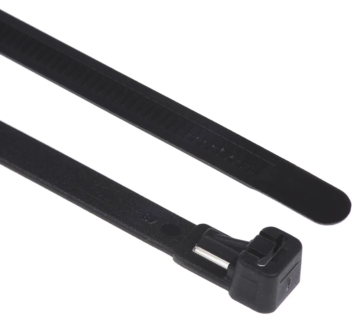 Produktfoto 1 von HellermannTyton REL250 Nylon 6.6 Kabelbinder Lösbar Schwarz 7.6 mm x 250 mm