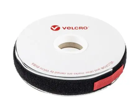 Produktfoto 1 von Velcro Schlaufenband, 20mm x 5 m, Schwarz