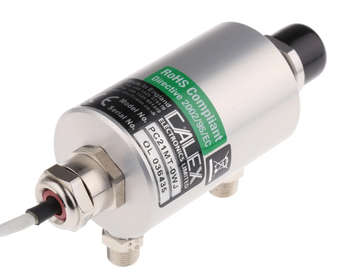 Produktfoto 1 von Calex Infrarot-Temperatursensor, ±1 % 1 m bis 250 °C, 0 °C Schraubanschlussklemme, Infrarot