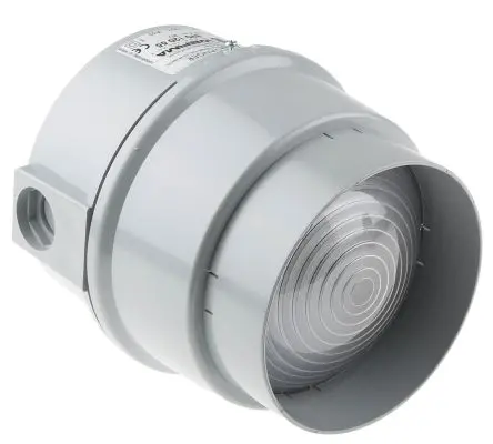 Produktfoto 1 von Werma BWM 890 LED Dauer Signalleuchte 24V dc Rot Oberfläche, Ø 150 mm x 154 mm IP65