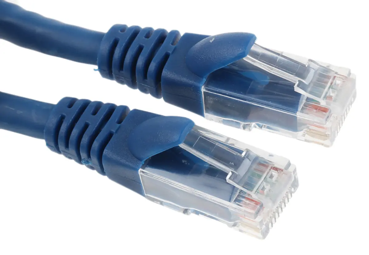 Produktfoto 1 von RS PRO Kat. 6 Ethernet-Kabel, 10 m, Blau U/UTP Stecker, A RJ45 Stecker, B RJ45, Raucharm halogenfrei