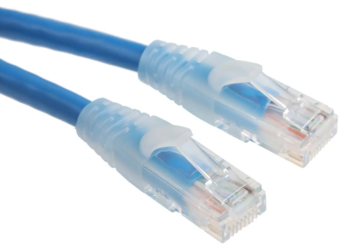 Produktfoto 1 von RS PRO Kat. 6 Ethernet-Kabel, 5 m, Blau U/UTP Stecker, A RJ45 Stecker, B RJ45, Polyvinylchlorid