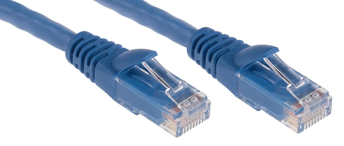 Produktfoto 1 von RS PRO Kat. 6 Ethernet-Kabel, 10 m, Blau U/UTP Stecker, A RJ45 Stecker, B RJ45, Polyvinylchlorid