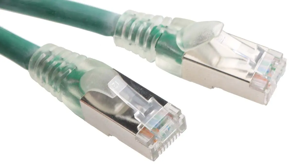 Produktfoto 1 von RS PRO Kat. 6 Ethernet-Kabel, 5 m, Grün F/UTP Stecker, A RJ45 Stecker, B RJ45, Raucharm halogenfrei