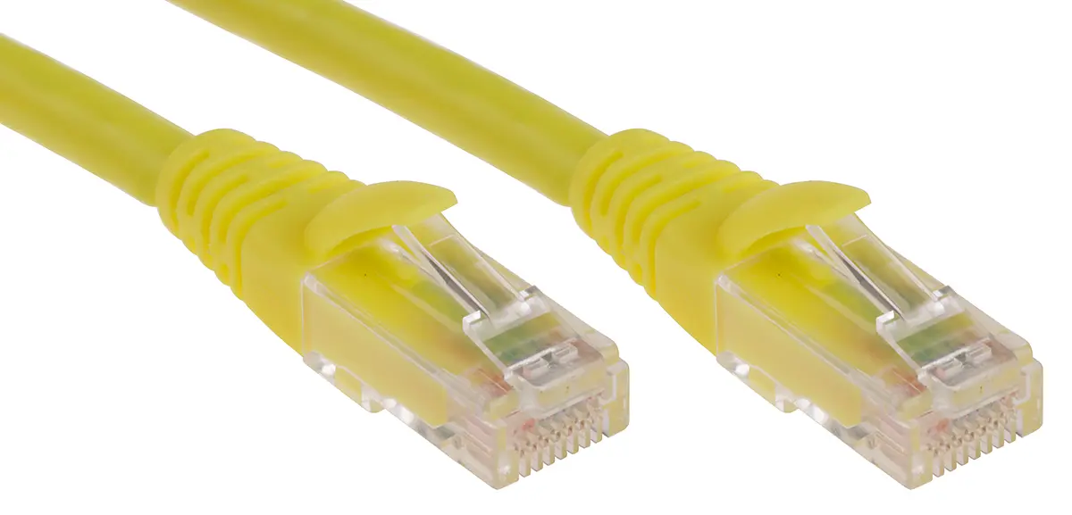 Produktfoto 1 von RS PRO Kat. 6 Ethernet-Kabel, 5 m, Gelb Ungeschirmt Ungeschirmt, Aussen ø 3.5 mm Außen-ø , Raucharm halogenfrei