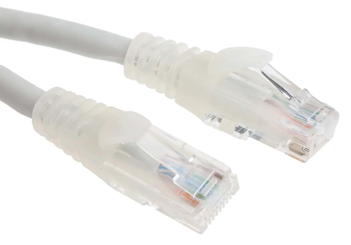 Produktfoto 1 von RS PRO Kat. 6 Ethernet-Kabel, 10 m, Grau U/UTP Stecker, A RJ45 Stecker, B RJ45, Raucharm halogenfrei