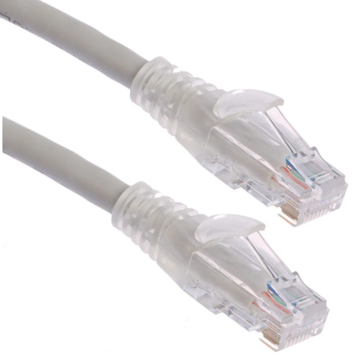 Produktfoto 1 von RS PRO Kat. 6 Ethernet-Kabel, 5 m, Grau U/UTP Stecker, A RJ45 Stecker, B RJ45, Polyvinylchlorid