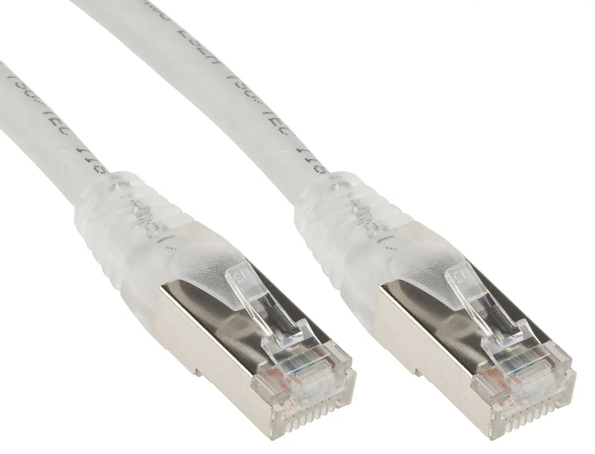 Produktfoto 1 von RS PRO Kat. 6 Ethernet-Kabel, 5 m, Grau F/UTP Stecker, A RJ45 Stecker, B RJ45, Raucharm halogenfrei